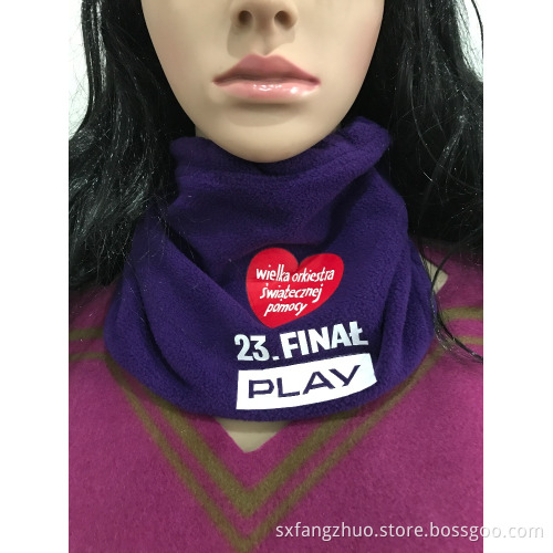 wholesale polyester winter custom logo neck warmer